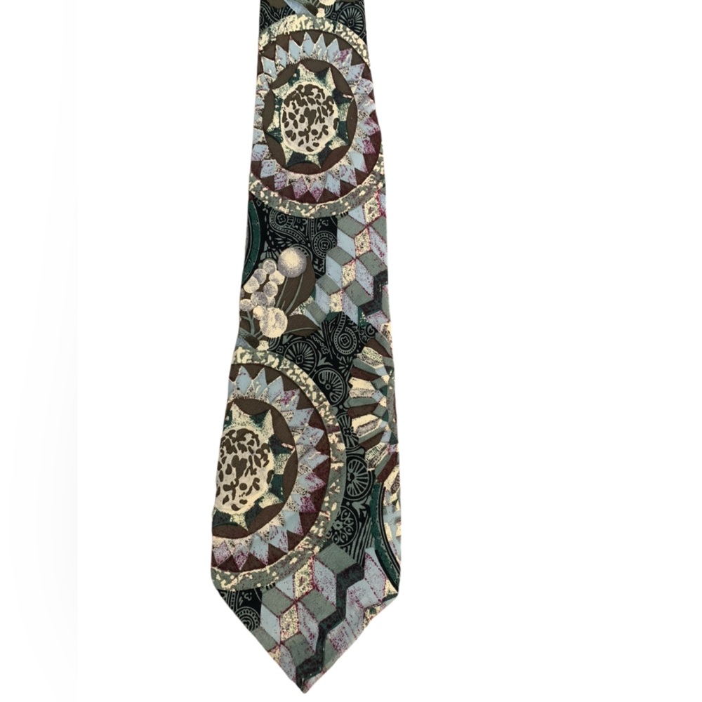Oaktree vintage silk tie. Unique pattern. Excellent condition.